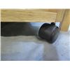 Image 8 : PW Space-Saver Rolling Wooden Cart w/ 2 Nesting Stools & 2 Drawers 28"x14"x33"H