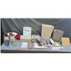 Image 1 : Multiple Waste Baskets, Smoothing Tools, Paintbrushes, Rollers, Pans, Wall Shelf in Box, etc