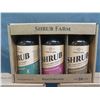 Image 2 : Qty 6 Shrub Farm Maui Collection 3-Packs Flavored Apple Cider Vinegar Jars