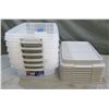 Image 1 : Multiple Hefty Hi-Rise 18qt Storage Boxes w/ Lids