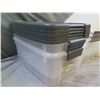 Image 8 : Multiple Room Essentials & Other Storage Boxes w/ Lids, Misc Sizes