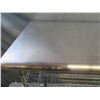 Image 2 : Trinity Rolling Metal Cart w/ 2 Mesh Undershelves 34"x20"x36"H