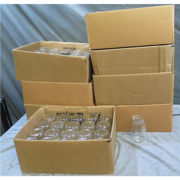 Qty 160 Mason Jars, Misc Sizes (no lids)