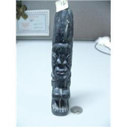 7-1/2" soapstone totem (2)
