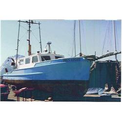 "Tres Locos" Steel Hull Boat:  Registered Length: 38.3 feet, Coast Guard Documentation No. 273811, 1