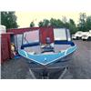 Image 18 : 1994 19 foot Aluminum River Runner Hewes Craft with 90 HP Yamaha Jet Drive; single axel Easy Load Tr
