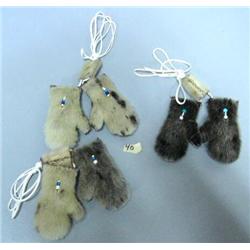 Lot of 3 Eskimo yo-yos by Maria Anaruk (2)