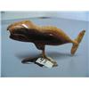 Image 1 : Stock #348f, 4-1/2" fossilized ivory whale by Joe Iya- outstanding quality and rare, retail valued a