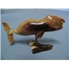 Image 2 : Stock #348f, 4-1/2" fossilized ivory whale by Joe Iya- outstanding quality and rare, retail valued a