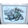 Image 2 : Lot of 2 signed and numbered prints by Doug Landstrand both #1 of 950- one is of gold miner with dog