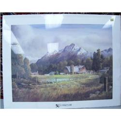 Alaska State Fair print from 1986 by Jim Knutson #178 of 950, shrink wrapped (53)