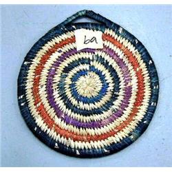 CHOICE on 2 six inch grass mats made by Elizabeth Mute from Kipnuk (2)