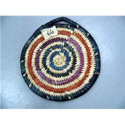 CHOICE on 2 six inch grass mats made by Elizabeth Mute from Kipnuk (2)