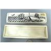 Image 2 : Scrimshawed ivory box approx.6" long and 1-3/4" wide (2)