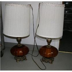 Lot of 2 identical lamps- 31-1/2" tall (2)