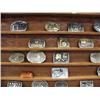 Image 5 : Huge Alaskan Oil Field Belt Buckle Collection with Display Case (63)