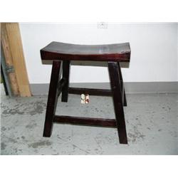 CHOICE on 3 stools 18-1/2" H, 18" W, 8" D: brown stool (8888)