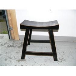 CHOICE on 3 stools 18-1/2" H, 18" W, 8" D: black stool (8888)