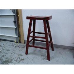 CHOICE on 5 tall stools 31" tall: red stool (8888)