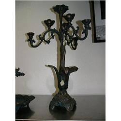 Cast iron candelabra 27" tall (500)