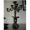 Image 1 : Cast iron candelabra 27" tall (500)