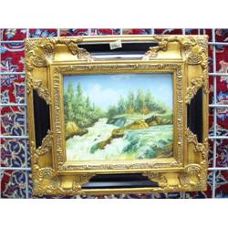 CHOICE on 5 original oil paintings- rapids (8888)