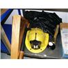 Image 2 : Lot of: yellow fireman's hat; black graduation gown and cap; fireman's hook; etc. (64)