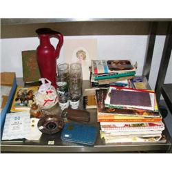 Lot of: various cookbooks; assorted books with a book entitled "The Prodigal Son" by Hall Caine whic