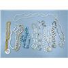 Image 4 : Lot of: box of assorted sewing material (i.e., threads, buttons, needles, measuring tapes, etc.); fi