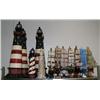 Image 2 : Lot of: 7 model ships; 22 model lighthouses (3 are approx: 31" tall, 12 are approx. 15" tall, and 7 