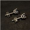 Image 2 : Natural Black Diamond Earrings - retail appraisal value $1190 USD