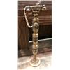 Image 1 : French style telephone w/ tall brass column stand