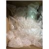 Image 2 : Box full of laboratory glassware - includes 24/40 joints/assorted round glass flasks (retail value $