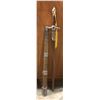 Image 1 : TOMAHAWK - decorative sword w/ 2 wooden scabbards