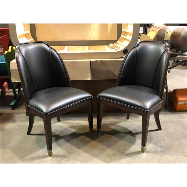 Set of 2 smooth sailing upholstered side chairs