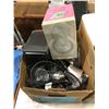 Image 2 : Group of assorted misc set dec items - includes desktop speakers / ceiling lights etc
