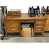 Image 1 : Wooden 7-drawer desk - approx 60" x 34" x 30 1/2"