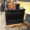Image 2 : Black wooden hostess stand with misc - includes trays/ IKEA boxes / 2 IKEA tables & etc