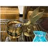 Image 2 : Group of misc decor - includes bronze eagle etc