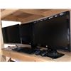 Image 2 : Group of 3 - 21.5in desktop monitors, 3 mouses & HP keyboard