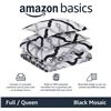 Image 2 : 7-Piece Reversible Microfiber Comforter Bed-in-A-Bag - Full/Queen, Black Mosaic