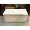 Image 2 : Large group pf misc furniture - includes ottoman with storage / vintage benches / vintage table & bo