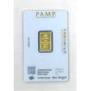 Image 2 : 5 Gram .9999 Fine Gold PAMP Suisse Certified Bar 