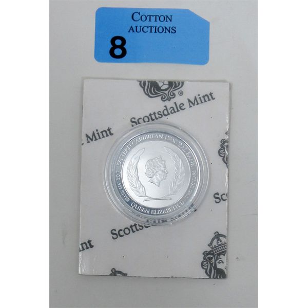 1 Oz .999 Silver Eastern Caribbean Central Bank Coin 