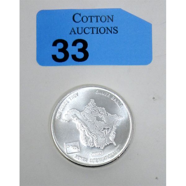 1 Oz .999 Silver 1982 Eagle Round 