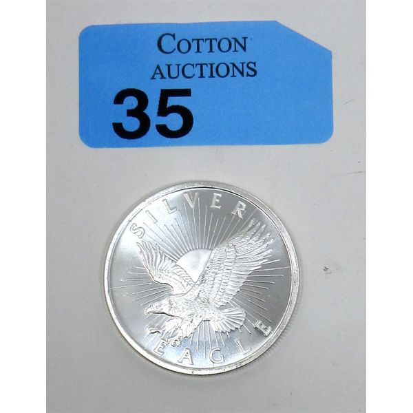 1 Oz .999 Silver Sunshine Minting Round 