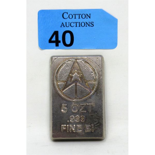 5 Oz .999 Fine Bismuth Bar USA