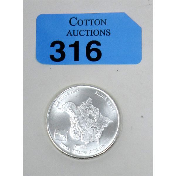 1 Oz .999 Silver 1982 Eagle Round 