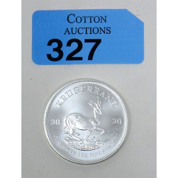 1 Oz .999 Silver 2020 Krugerrand Coin 