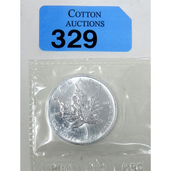 1 Oz .9999 Silver 1993 Maple Leaf Coin 